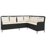 Garden sofa set 2 pieces and black synthetic rattan cushions by , Garden sets - Ref: Foro24-3262087, Price: 438,72 €, Discoun...