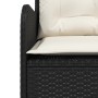 Garden sofa set 2 pieces and black synthetic rattan cushions by , Garden sets - Ref: Foro24-3262087, Price: 438,72 €, Discoun...