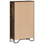 Engineered wood smoked oak bookshelf 80x31x137.5 cm by , Bookcases and shelves - Ref: Foro24-848631, Price: 84,49 €, Discount: %