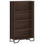 Engineered wood brown oak bookshelf 80x31x137.5 cm by , Bookcases and shelves - Ref: Foro24-848633, Price: 87,05 €, Discount: %