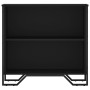 Estantería de madera de ingeniería negra 80x31x74,5 cm de , Librerías y estanterías - Ref: Foro24-848619, Precio: 53,00 €, De...