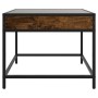 Coffee table with Infinity LED smoked oak 50x50x41 cm by , Coffee table - Ref: Foro24-847679, Price: 82,56 €, Discount: %