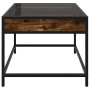 Coffee table with Infinity LED smoked oak 50x50x41 cm by , Coffee table - Ref: Foro24-847679, Price: 82,56 €, Discount: %