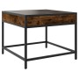 Coffee table with Infinity LED smoked oak 50x50x41 cm by , Coffee table - Ref: Foro24-847679, Price: 82,56 €, Discount: %