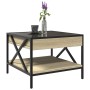 Coffee table with Infinity LED Sonoma oak 50x50x38 cm by , Coffee table - Ref: Foro24-847698, Price: 86,89 €, Discount: %