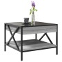 Coffee table with Infinity LED Sonoma gray 50x50x38 cm by , Coffee table - Ref: Foro24-847700, Price: 89,82 €, Discount: %