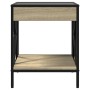 Coffee table with Infinity LED Sonoma oak 40x40x49 cm by , Coffee table - Ref: Foro24-847693, Price: 72,68 €, Discount: %