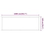 Toldo vertical blanco 100x1000 cm tela oxford de vidaXL, Sombrillas - Ref: Foro24-148162, Precio: 42,29 €, Descuento: %