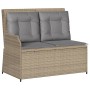 Garden sofa set with beige cushions 3 pcs PE rattan by , Garden sets - Ref: Foro24-3262589, Price: 613,99 €, Discount: %