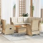 Set de muebles jardín con cojines 6 pzas ratán sintético beige de , Conjuntos de jardín - Ref: Foro24-3262470, Precio: 875,62...