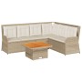 Garden furniture set, 5 pieces, with beige synthetic rattan cushions. by , Garden sets - Ref: Foro24-3262168, Price: 749,29 €...