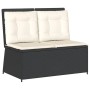 Set de muebles de jardín y cojines 7 pzas ratán sintético negro de , Conjuntos de jardín - Ref: Foro24-3262369, Precio: 977,9...