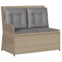 Gartenmöbel-Set und Kissen, 7-teilig, aus synthetischem Rattan in Beige. von , Gartensets - Ref: Foro24-3262381, Preis: 1,00 ...