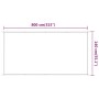 Toldo vertical blanco 140x800 cm tela oxford de vidaXL, Sombrillas - Ref: Foro24-148168, Precio: 57,99 €, Descuento: %