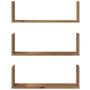 Wall shelves 3 units engineered wood artisian 58x18x18 cm by , Shelves and shelves - Ref: Foro24-853289, Price: 29,60 €, Disc...