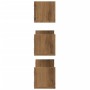 Wall shelves 3 units engineered wood artisian 58x18x18 cm by , Shelves and shelves - Ref: Foro24-853289, Price: 29,60 €, Disc...