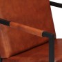 Brown genuine leather armchair by , Armchairs - Ref: Foro24-247800, Price: 255,13 €, Discount: %