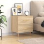 Engineered wood nightstand in Sonoma oak, measuring 40x35x47.5 cm. by , Nightstands - Ref: Foro24-827282, Price: 54,72 €, Dis...