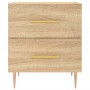 Mesita de noche madera de ingeniería roble Sonoma 40x35x47,5 cm de , Mesitas de noche - Ref: Foro24-827282, Precio: 54,72 €, ...