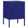 Nightstand navy blue steel 35x35x51 cm by , Nightstands - Ref: Foro24-336208, Price: 71,63 €, Discount: %