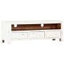 Mueble de TV de madera maciza de acacia 120x30x40 cm de , Muebles TV - Ref: Foro24-247746, Precio: 243,99 €, Descuento: %