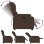 Sillón reclinable tela de microfibra marrón de , Sillones - Ref: Foro24-373448, Precio: 242,64 €, Descuento: %