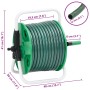 Green PVC hose reel, 50 meters by , Garden hose holder - Ref: Foro24-3281509, Price: 60,73 €, Discount: %