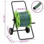 Hose reel with green PVC fittings set 0.5" 30 m by , Garden hose holder - Ref: Foro24-3281523, Price: 58,04 €, Discount: %