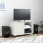 TV stand made of cold-rolled white steel, 68x39x43.5 cm by , TV Furniture - Ref: Foro24-846673, Price: 72,98 €, Discount: %