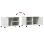 TV stand made of cold-rolled white steel, 68x39x43.5 cm by , TV Furniture - Ref: Foro24-846673, Price: 72,98 €, Discount: %