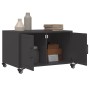 Mesa de centro acero laminado en frío negro 68x50x43,5 cm de , Mesas de centro - Ref: Foro24-846686, Precio: 84,17 €, Descuen...