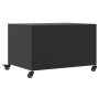 Mesa de centro acero laminado en frío negro 68x50x43,5 cm de , Mesas de centro - Ref: Foro24-846686, Precio: 84,17 €, Descuen...