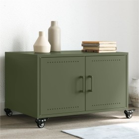 Cold-rolled steel olive green coffee table 68x50x43.5 cm by , Coffee table - Ref: Foro24-846690, Price: 88,99 €, Discount: %