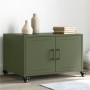 Cold-rolled steel olive green coffee table 68x50x43.5 cm by , Coffee table - Ref: Foro24-846690, Price: 88,66 €, Discount: %