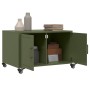 Cold-rolled steel olive green coffee table 68x50x43.5 cm by , Coffee table - Ref: Foro24-846690, Price: 88,66 €, Discount: %