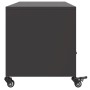 TV stand made of black cold-rolled steel, measuring 100.5x39x43.5 cm. by , TV Furniture - Ref: Foro24-846692, Price: 107,68 €...