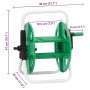 Hose reel for standing steel green 45 m 1/2" by , Garden hose holder - Ref: Foro24-4006167, Price: 21,15 €, Discount: %