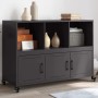 Cold-rolled black steel sideboard 100.5x39x72 cm by , Sideboards - Ref: Foro24-846734, Price: 112,64 €, Discount: %