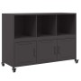 Cold-rolled black steel sideboard 100.5x39x72 cm by , Sideboards - Ref: Foro24-846734, Price: 112,64 €, Discount: %