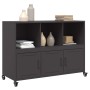 Cold-rolled black steel sideboard 100.5x39x72 cm by , Sideboards - Ref: Foro24-846734, Price: 112,64 €, Discount: %