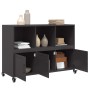 Cold-rolled black steel sideboard 100.5x39x72 cm by , Sideboards - Ref: Foro24-846734, Price: 112,64 €, Discount: %