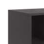 Cold-rolled black steel sideboard 100.5x39x72 cm by , Sideboards - Ref: Foro24-846734, Price: 112,64 €, Discount: %