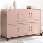 Cold-rolled steel sideboard in pink 100.5x39x72 cm by , Sideboards - Ref: Foro24-846741, Price: 140,71 €, Discount: %