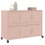 Cold-rolled steel sideboard in pink 100.5x39x72 cm by , Sideboards - Ref: Foro24-846741, Price: 140,71 €, Discount: %