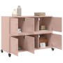 Cold-rolled steel sideboard in pink 100.5x39x72 cm by , Sideboards - Ref: Foro24-846741, Price: 140,71 €, Discount: %