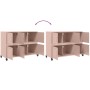 Cold-rolled steel sideboard in pink 100.5x39x72 cm by , Sideboards - Ref: Foro24-846741, Price: 140,71 €, Discount: %