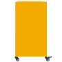 Aparador acero laminado en frío amarillo mostaza 100,5x39x72 cm de , Aparadores - Ref: Foro24-846743, Precio: 133,99 €, Descu...