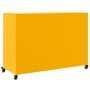 Cold-rolled steel sideboard in mustard yellow, 100.5x39x72 cm by , Sideboards - Ref: Foro24-846743, Price: 133,61 €, Discount: %