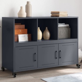 Cold-rolled anthracite gray steel sideboard 100.5x39x72 cm by , Sideboards - Ref: Foro24-846736, Price: 126,64 €, Discount: %