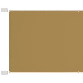 Toldo vertical beige 100x270 cm tela oxford de vidaXL, Sombrillas - Ref: Foro24-148255, Precio: 22,64 €, Descuento: %